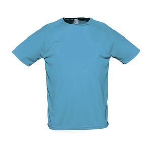 SOL'S 11939 - SPORTY Heren Tee Shirt Met Raglan Mouwen Aqua