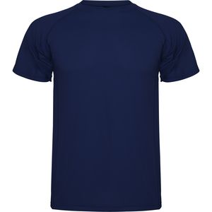 Roly CA0425 - MONTECARLO T-shirt met korte raglanmouwen in techniwch weefsel Marineblauw