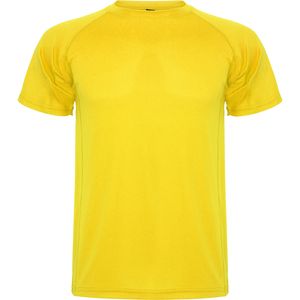 Roly CA0425 - MONTECARLO T-shirt met korte raglanmouwen in techniwch weefsel Geel