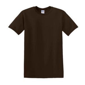 Gildan GN180 - Zwaar katoenen T-shirt voor volwassenen Donkere Chocolade