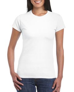Gildan GN641 - Softstyle™ Ringspun Dames T-shirt Wit