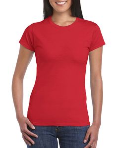 Gildan GN641 - Softstyle™ Ringspun Dames T-shirt Rood