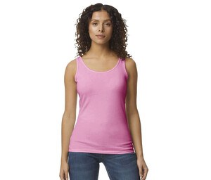 Gildan GN642 - Softstyle ™ Mouwloos Hemd Voor Dames Azalea