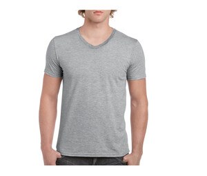 Gildan GN646 - Softstyle™ V-Hals T-Shirt Sportgrijs