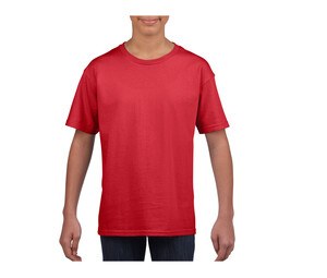 Gildan GN649 - Softstyle Jeugd T-shirt Rood