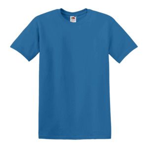 Fruit of the Loom SC230 - Katoenen T-Shirt Azuurblauw