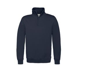 B&C BCID4 - ID.004 sweatshirt met ¼ rits Marine