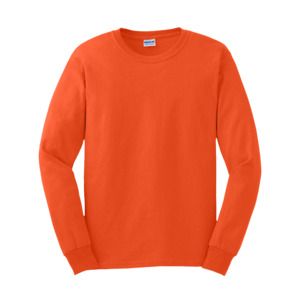 Gildan GN186 - Ultra Katoen T-shirt Lange Mouw voor volwassenen Oranje