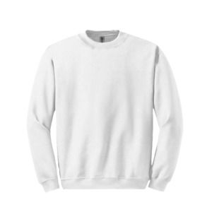 Gildan GN910 - Sweatshirt van zware kwaliteit voor volwassenen Met Ronde Hals Wit