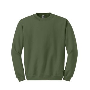 Gildan GN910 - Sweatshirt van zware kwaliteit voor volwassenen Met Ronde Hals Militair groen