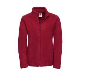 Russell JZ87F - Outdoor Fleece Met Volledige Rits Klassiek Rood