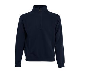 Fruit of the Loom SC276 - Sweater Met Rits (62-032-0) Diep marine