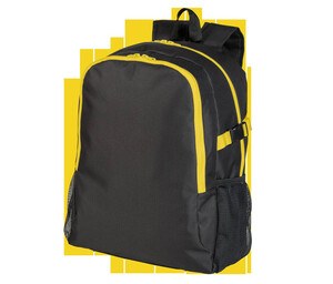 Black&Match BM905 - Sport Backpack Zwart/Goud