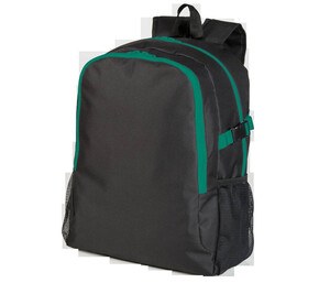 Black&Match BM905 - Sport Backpack Zwart/Geelgroen