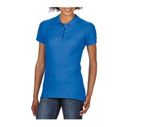 Gildan GN48L - Dames Sofstyle Dubbele Pique Polo-Shirt Dames Koningsblauw