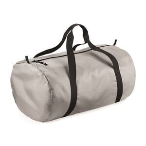 Bag Base BG150 - Packaway Barrel Tas Zilver/Zwart