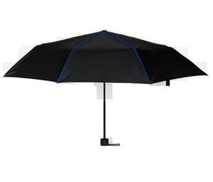 Black&Match BM920 - Mini Inklapbare Paraplu Zwart/Royaal