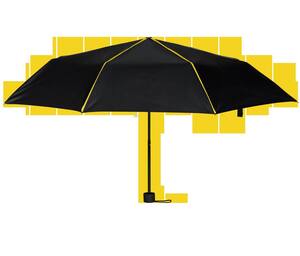 Black&Match BM920 - Mini Inklapbare Paraplu Zwart/Goud