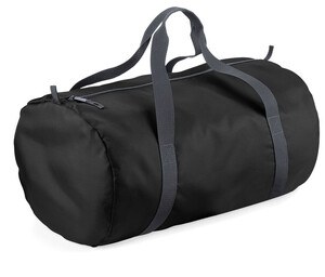 Bag Base BG150 - Packaway Barrel Tas Zwart/Grijs