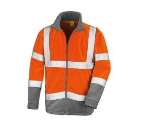 Result RS329 - Veiligheid Microfleece Fluorescerend oranje