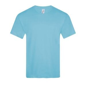 SOL'S 11150 - VICTORY Heren T Shirt Met V Hals Atol Blauw