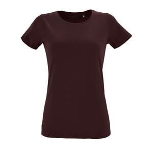 SOL'S 02758 - Regent Fit Women Dames Nauwsluitend T Shirt Met Ronde Hals Ossenbloed