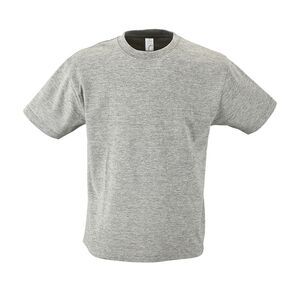 SOL'S 11970 - REGENT KIDS Kinder T-shirt Ronde Hals Gemengd grijs