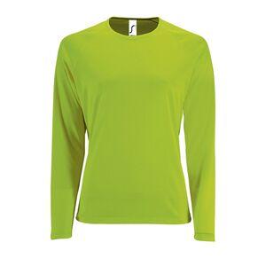 SOLS 02072 - Sportief Lsl Dames Sport T Shirt Met Lange Mouwen