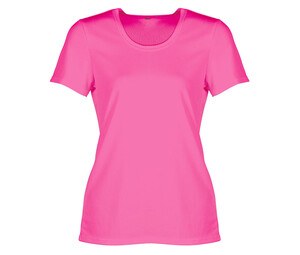 Zonder Label SE101 - Sport T-shirt Zonder Etiketten Fluorescerend Roze