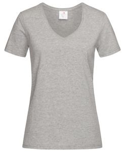 Stedman STE2700 - V-hals T-shirt voor vrouwen Grijze Heide