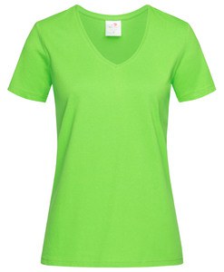 Stedman STE2700 - V-hals T-shirt voor vrouwen Kiwi Groen