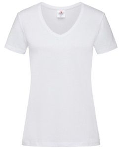 Stedman STE2700 - V-hals T-shirt voor vrouwen Wit