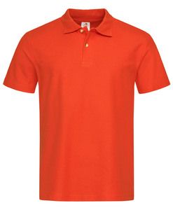 Stedman STE3000 - Poloshirt met korte mouwen voor mannen Schitterend oranje