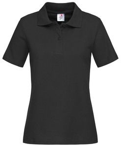 Stedman STE3100 - Poloshirt met korte mouwen voor vrouwen Zwart Opaal