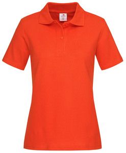 Stedman STE3100 - Poloshirt met korte mouwen voor vrouwen Schitterend oranje