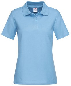 Stedman STE3100 - Poloshirt met korte mouwen voor vrouwen Lichtblauw