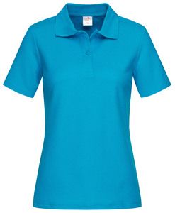 Stedman STE3100 - Poloshirt met korte mouwen voor vrouwen Oceaanblauw