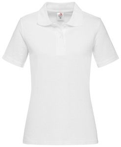 Stedman STE3100 - Poloshirt met korte mouwen voor vrouwen Wit