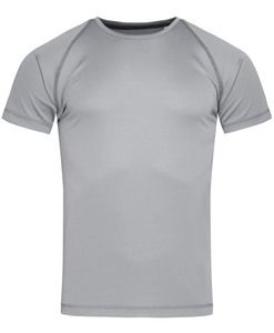 Stedman STE8030 - T-shirt met ronde hals voor mannen ACTIVE TEAM Zilvergrijs