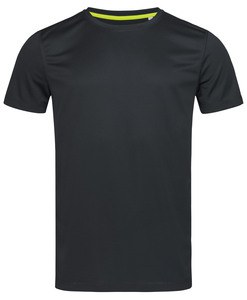 Stedman STE8400 - T-shirt met ronde hals voor mannen Active-Dry Zwart Opaal