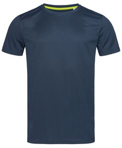 Stedman STE8400 - T-shirt met ronde hals voor mannen Active-Dry Blauw