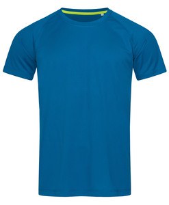 Stedman STE8410 - T-shirt met ronde hals voor mannen Active-Dry  Koningsblauw