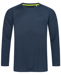 Stedman STE8420 - T-shirt met lange mouwen voor mannen Active-Dry  Blauw