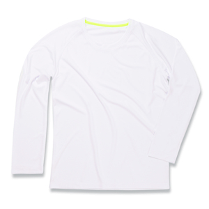 Stedman STE8420 - T-shirt met lange mouwen voor mannen Active-Dry  Wit