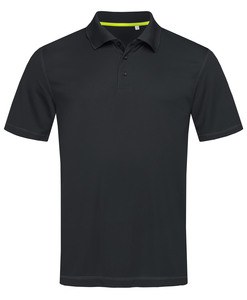 Stedman STE8450 - Poloshirt met korte mouwen voor mannen ActiveDry  Zwart Opaal