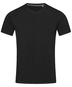 Stedman STE9610 - V-hals T-shirt voor mannen Clive Zwart Opaal
