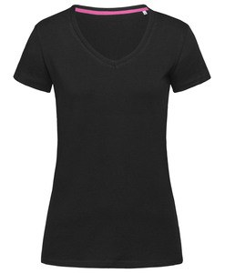 Stedman STE9710 - V-hals T-shirt voor vrouwen Claire  Zwart Opaal