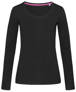 Stedman STE9720 - T-shirt met lange mouwen voor vrouwen Claire Zwart Opaal