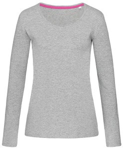 Stedman STE9720 - T-shirt met lange mouwen voor vrouwen Claire Grijze Heide