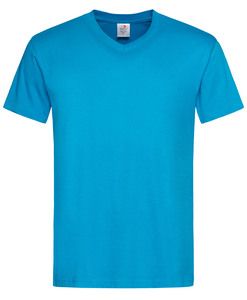 Stedman STE2300 - V-hals T-shirt voor mannen Classic-T  Oceaanblauw